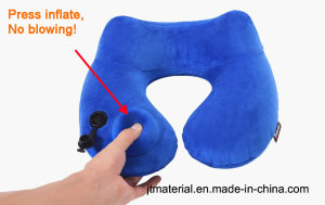 U Shape Push Air Inflatable Neck Pillow Press Inflatable Neck Pillow