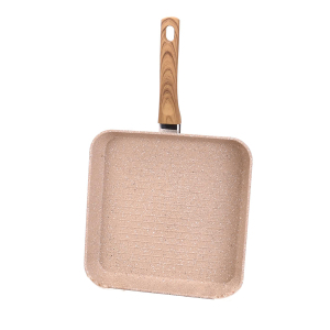 Ceramic Coated Stone-Look Forged Aluminium Grill Pan